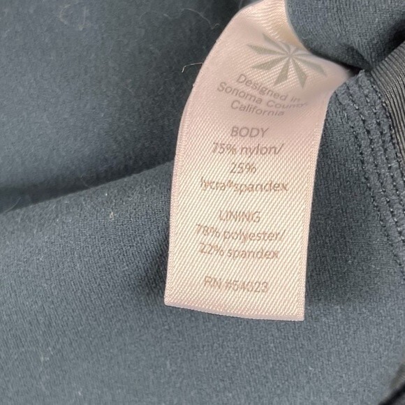 Athleta Cobra Tight Leggings Ankle Crop Criss Cross Cutout Abyss Teal S 158847 - Picture 11 of 16